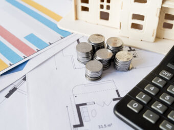 graph-stack-coins-calculator-house-model-blueprint graph stack coins calculator house model blueprint scaled